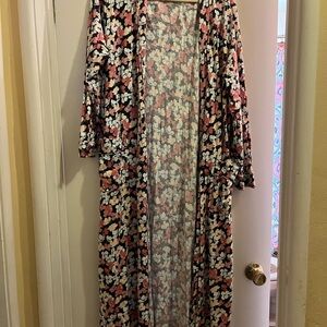J. Jill Multicolor Floral Robe